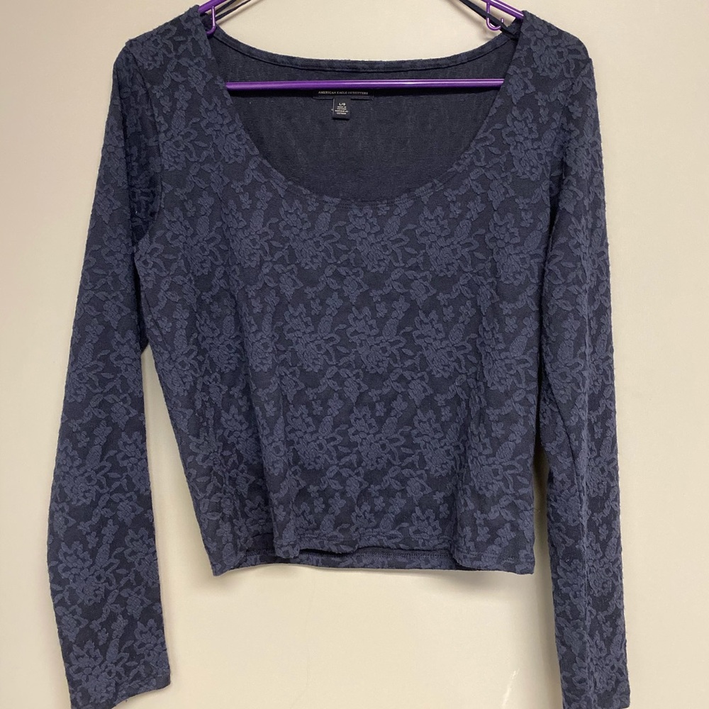 American Eagle Lace Long Sleeve